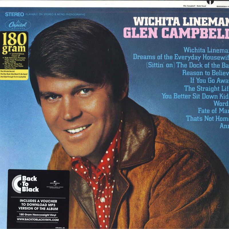 欧LP Glen Campbell Wichita Lineman 00602557280913 Capitol Records 未開封 /00260 欧LP Glen Campbell Wichita Lineman 00602557280913 Capitol