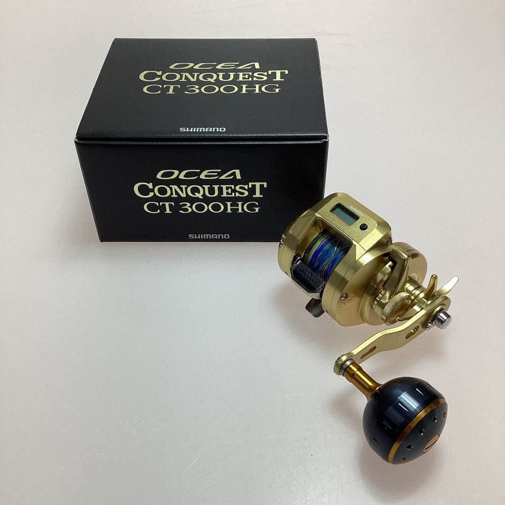 SHIMANO - §§SHIMANO シマノ 18オシアコンクエストCT 300HG 03820 YUMEYAノブ付 程度B 03820 シマノ 18オシアコンクエストCT 300HG(右ハンドル) コード