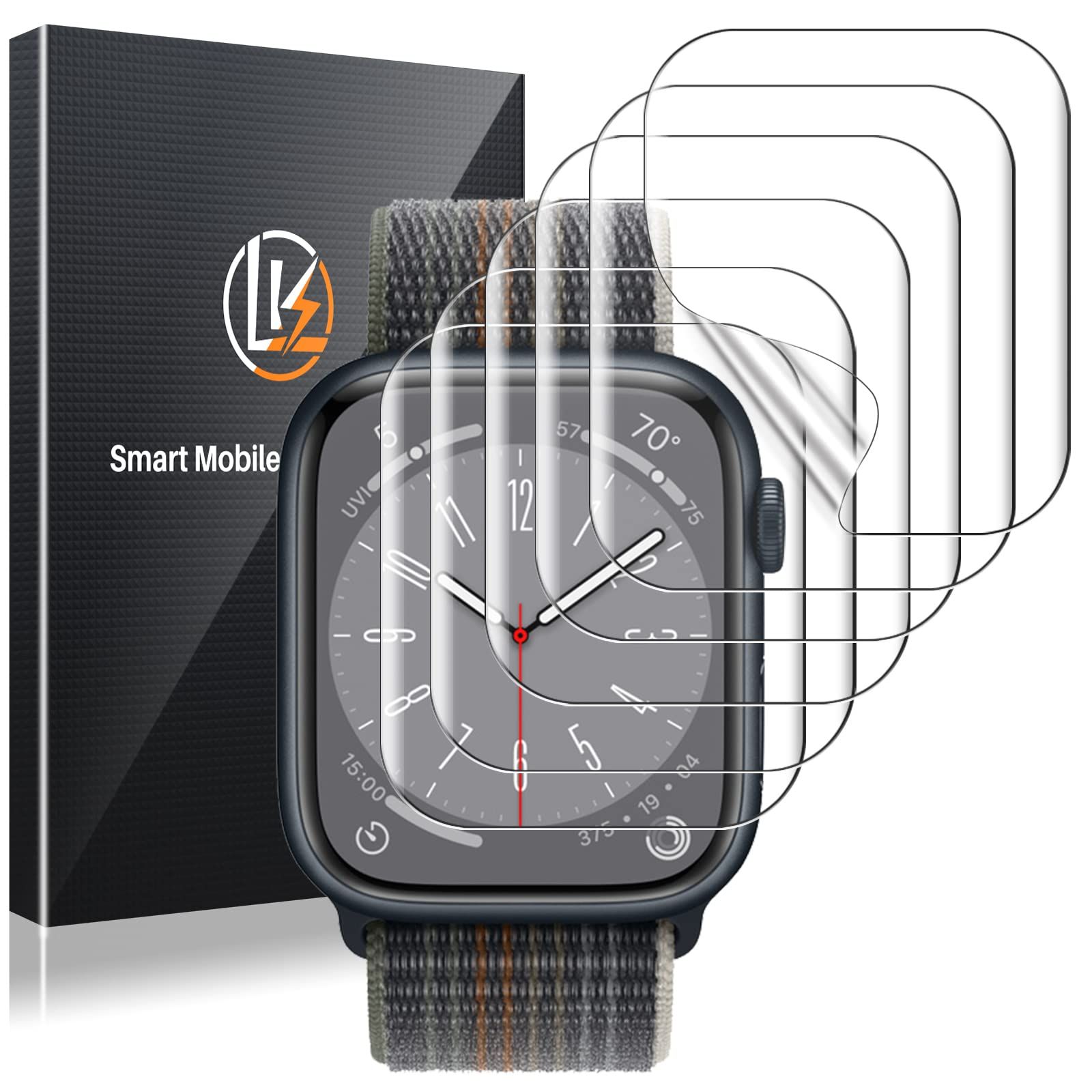 LK【6枚セット】 Apple Watch SE Series 6 Series 5 Series 4 40mm フィルム 液晶