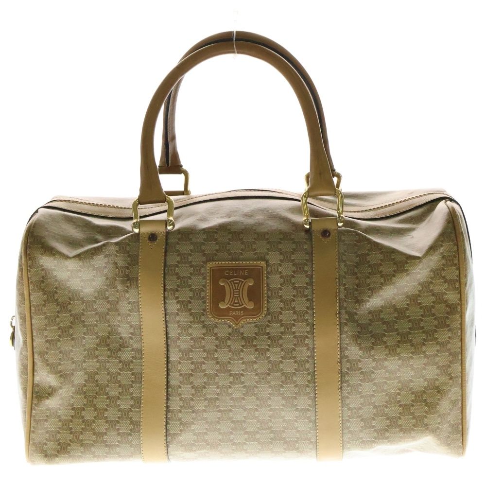 CELINE (セリーヌ) マカダム柄 トリオンフロゴ ハンド ボストン