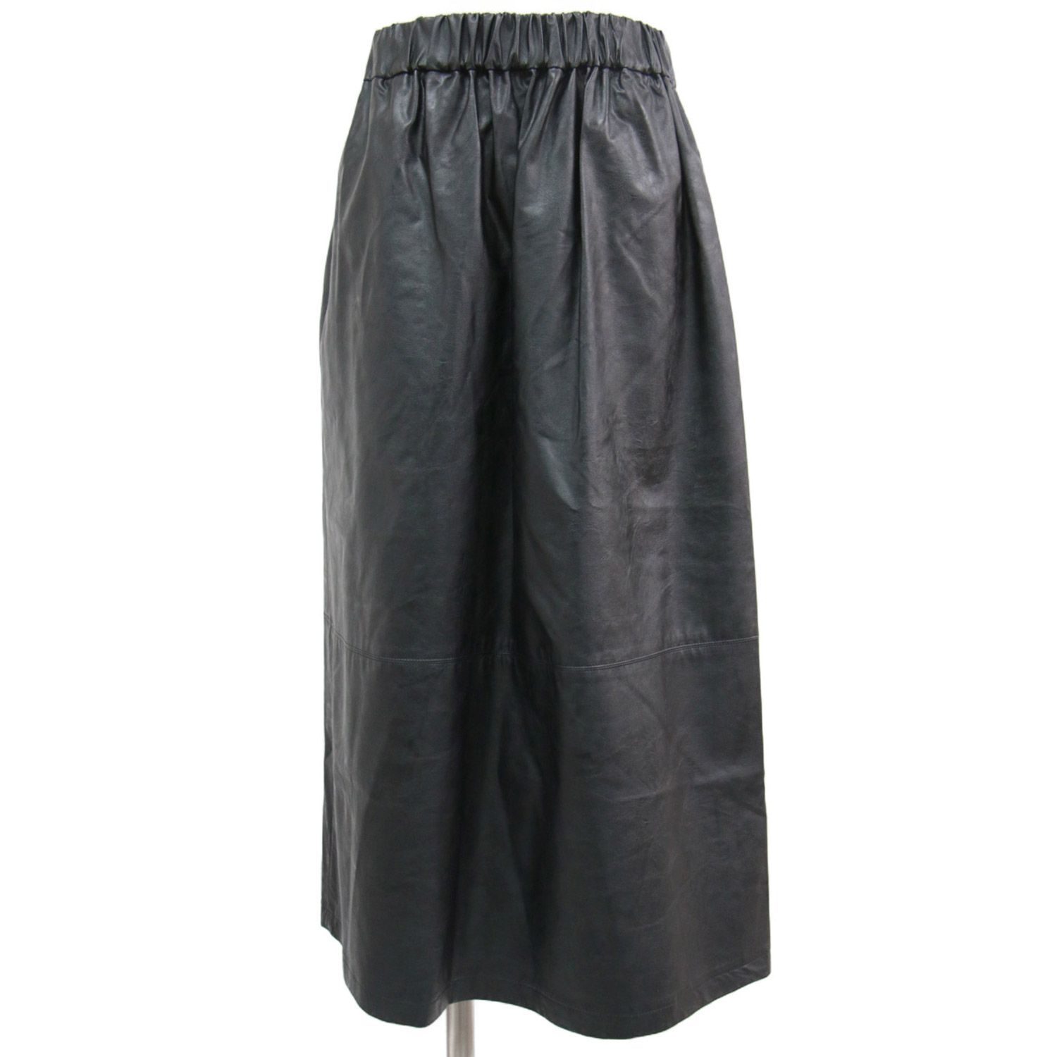 Ballsey ボールジー レザースカート ロングスカート ボトムス ブラック  