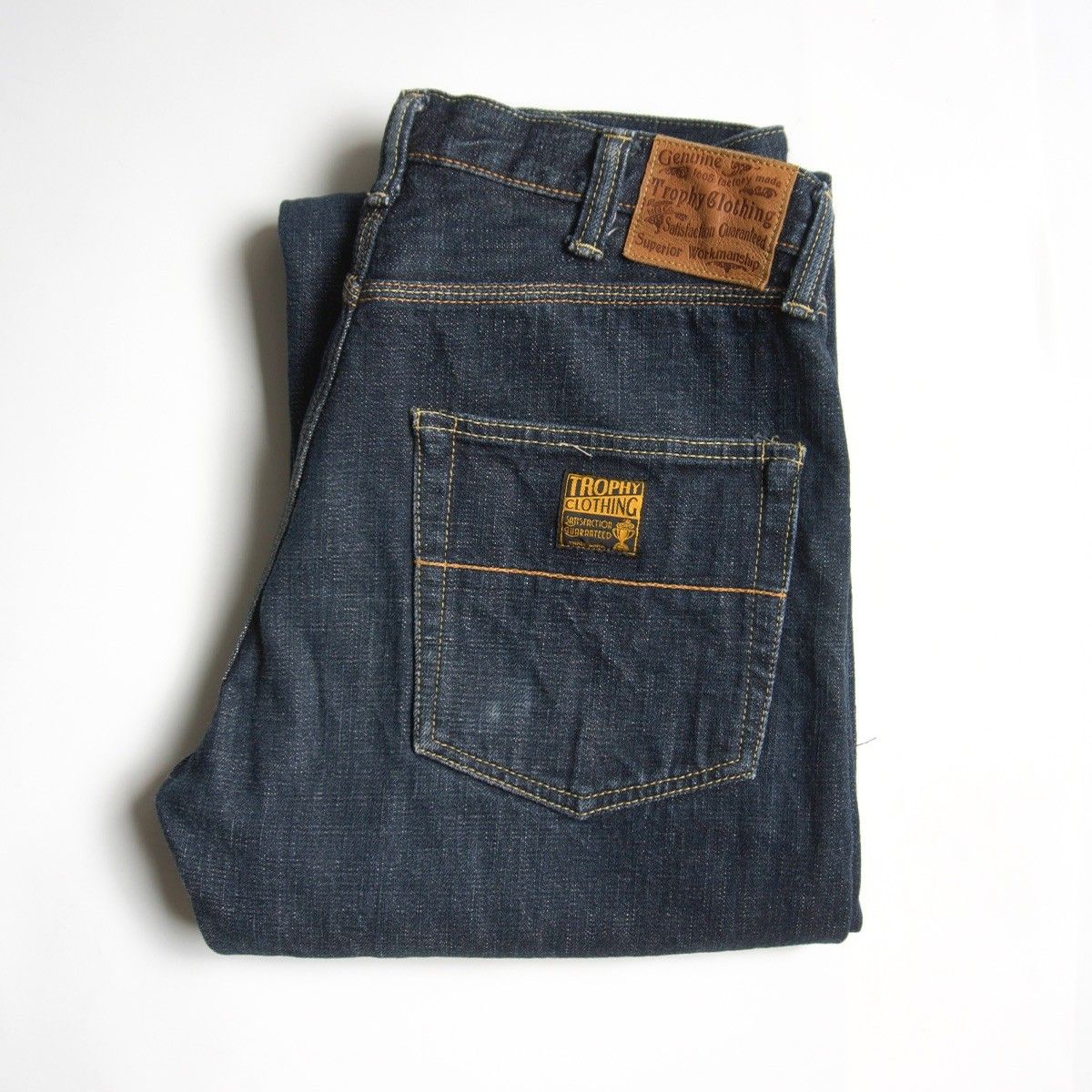 トロフィークロージング 1605 デニム ダブルニー オーバーオール W36 トロフィークロージング ダブルニーオーバーオール デニム トロフィー