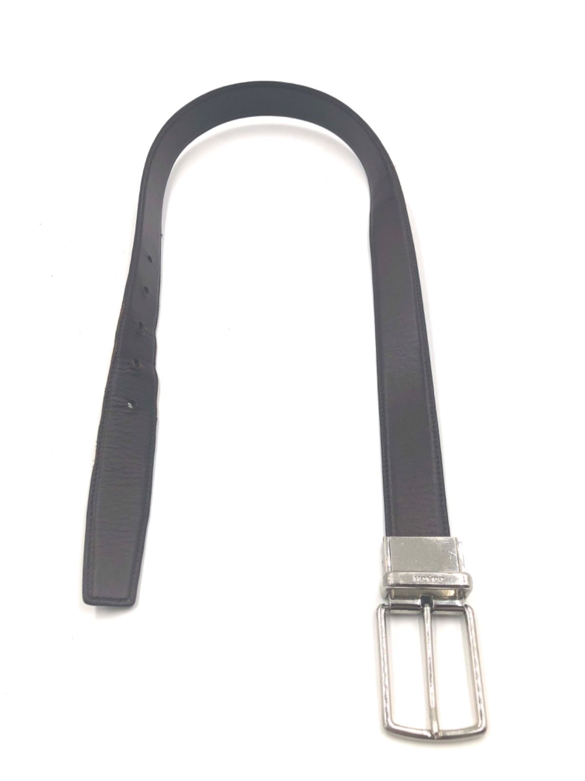 COACH リバーシブル 回転式 レザーベルト ブラック×ブラウン 【新品