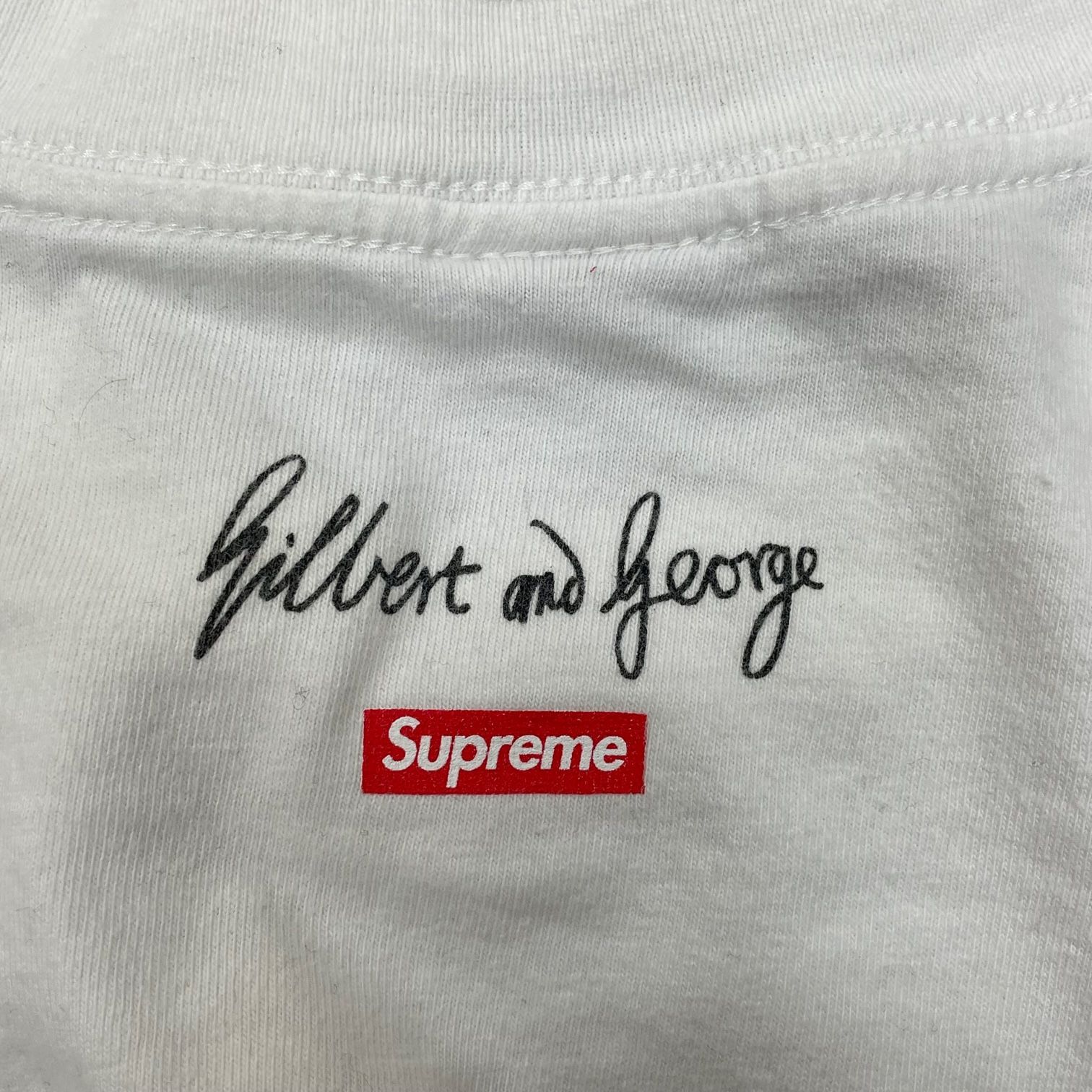 SUPREME × GILBERT&GEORGE 19SS DEATH AFTER LIFE L/S Tee デス 