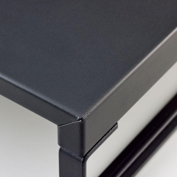 リヒトラブ 机上台 ロータイプ 幅390mm マットブラック A-7330-124 （1点）