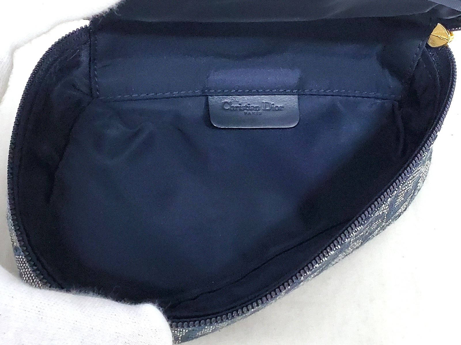 Z819◇ほぼ未使用【クリスチャンディオール】キャンバス トロッター