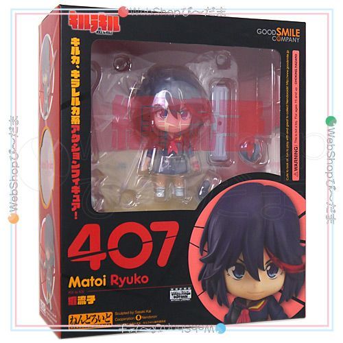 GOOD SMILE COMPANY - 新品未開封 ねんどろいど キルラキル 纏流子 407 bn:7] 【未開封】【訳あり】 ねんどろいど No.407 纏流子