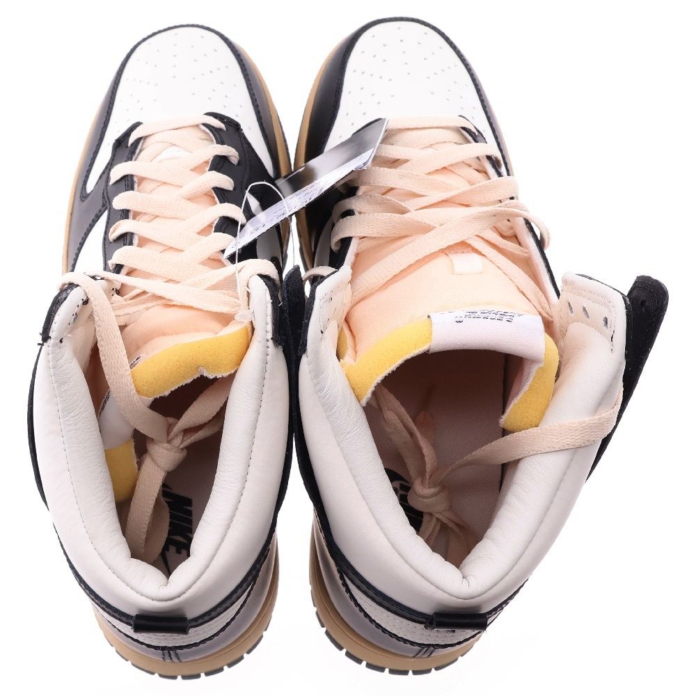 NIKE (ナイキ) WMNS DUNK HIGH Black and Sail ウィメンズ ダンクハイ ブラックアンドセイル ハイカットスニーカー  ホワイト/ブラック/セイル US11/28cm DZ4732-133 - メルカリ