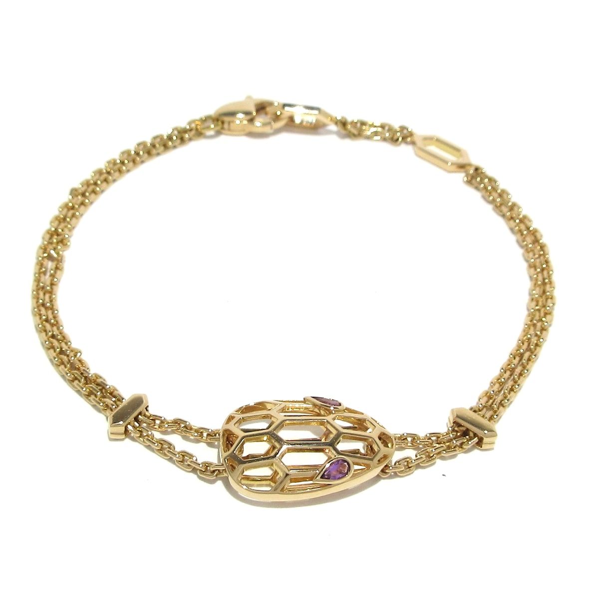 BVLGARI(ブルガリ) ブレスレット美品  セルペンティ K18PG×アメジストt