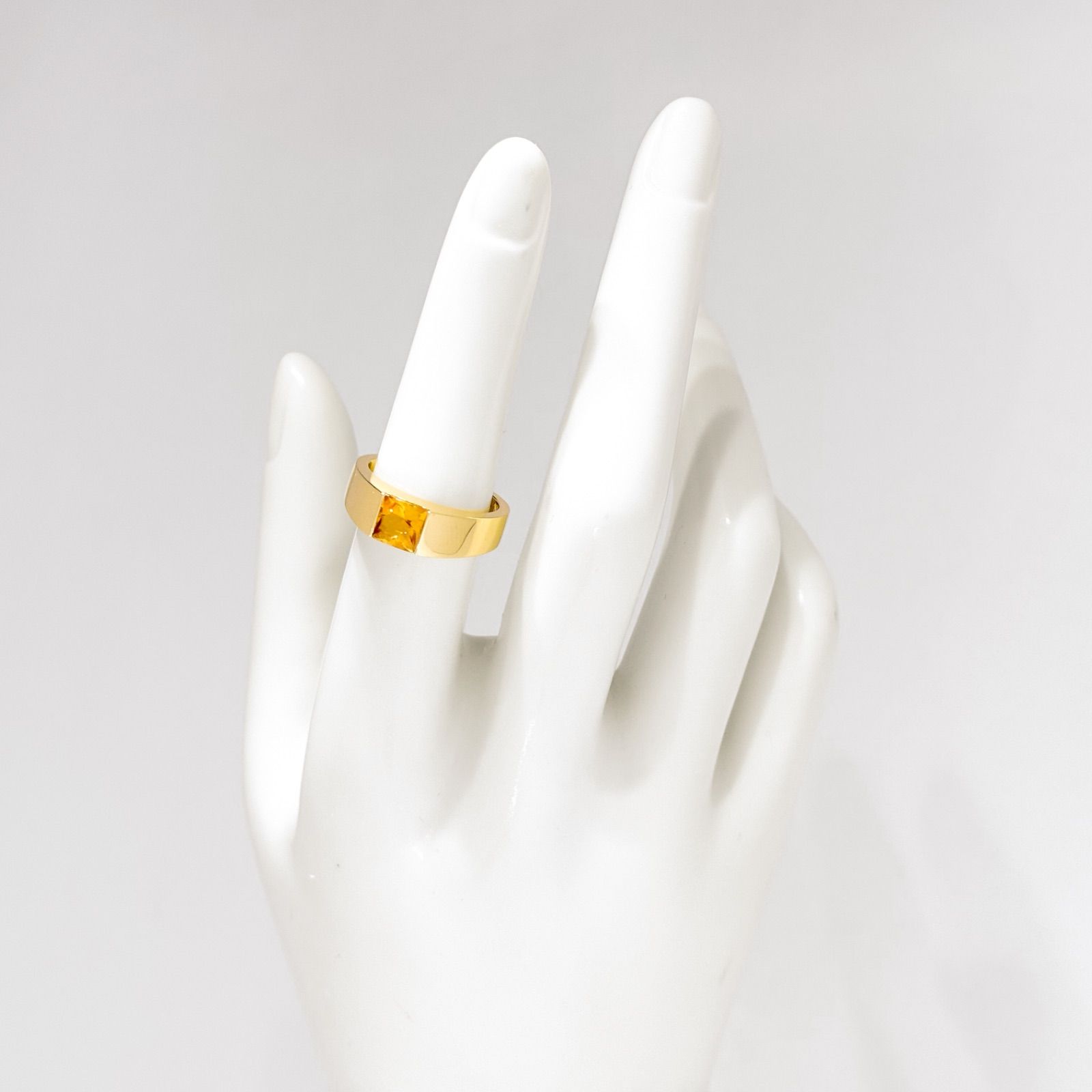 ⚪︎Cartier カルティエ タンク シトリン YG750 8.9g 12号 - メルカリ