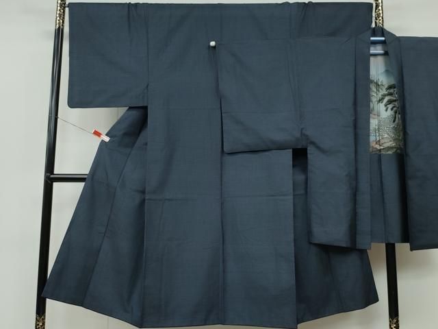 平和屋着物●男性 本場大島紬 アンサンブル 100亀甲 総詰め 正絹 CAAR8118vf