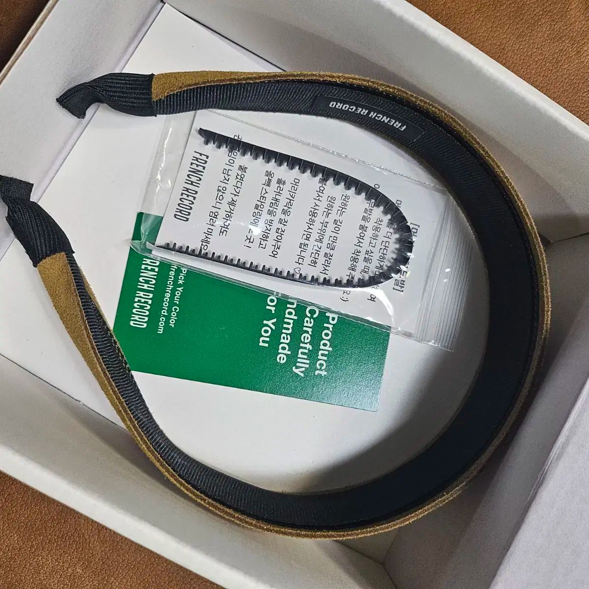 フランス語 記録 スウェード ヘアベンド キャメル 35m WWW_NOITHATQUANGTHANH_NET