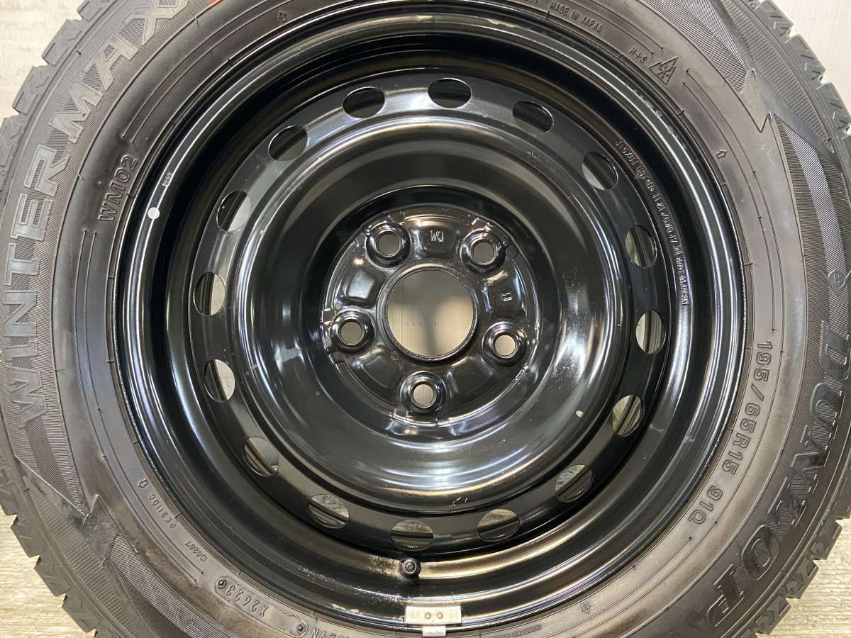 中古スタッドレスタイヤ 　195/65R15 4本　ダンロップWM02 DUNLOP WINTER MAXX WM02 195/65R15 91Q | タイヤの通販 販売と