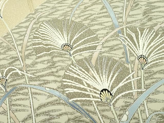 平和屋本店□極上 鎌倉友禅 坂井教人 日本工芸会正会員 訪問着 草花文