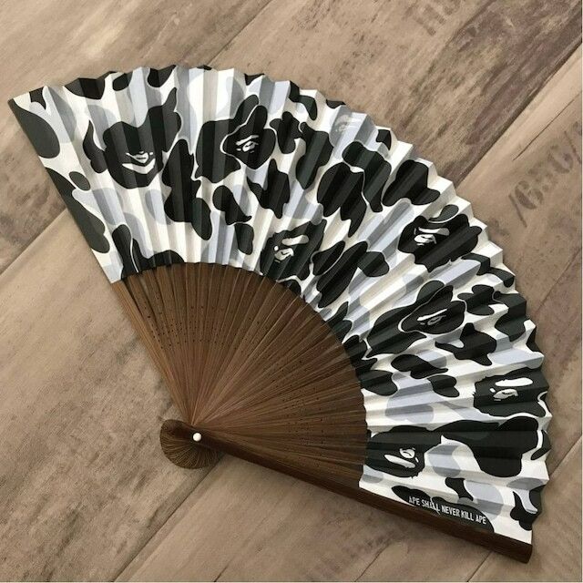 ☆京都限定☆ 舞扇堂扇子Kyoto Color Camo a bathing ape BAPE folding  