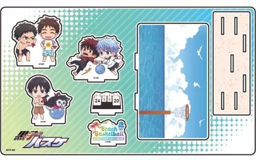 [중고] 아크릴 스탠드/아크릴 판넬 01.세이린 고등학교 (비치 바스켓볼 ver./미니 캐릭터) 프리미엄 아크릴 디오라마 플레이트 '쿠로코의 농구'