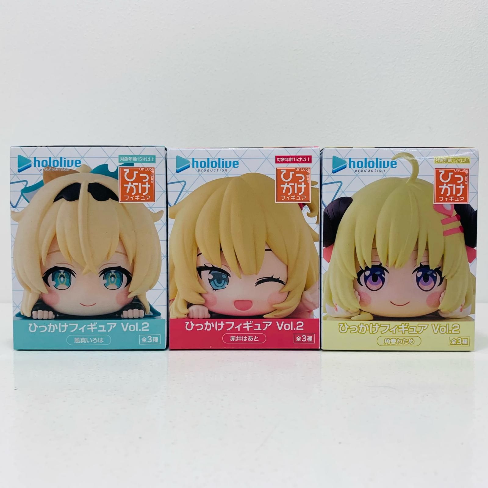 中古 フィギュア ホロライブ 赤井はあと 角巻わため 風真いろは