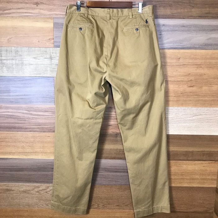ラルフローレン タックチノ キャメル 40 ETHAN PANT ポロチノ Ralph lauren 2tuck chino ”Ethan pant” | sui & s