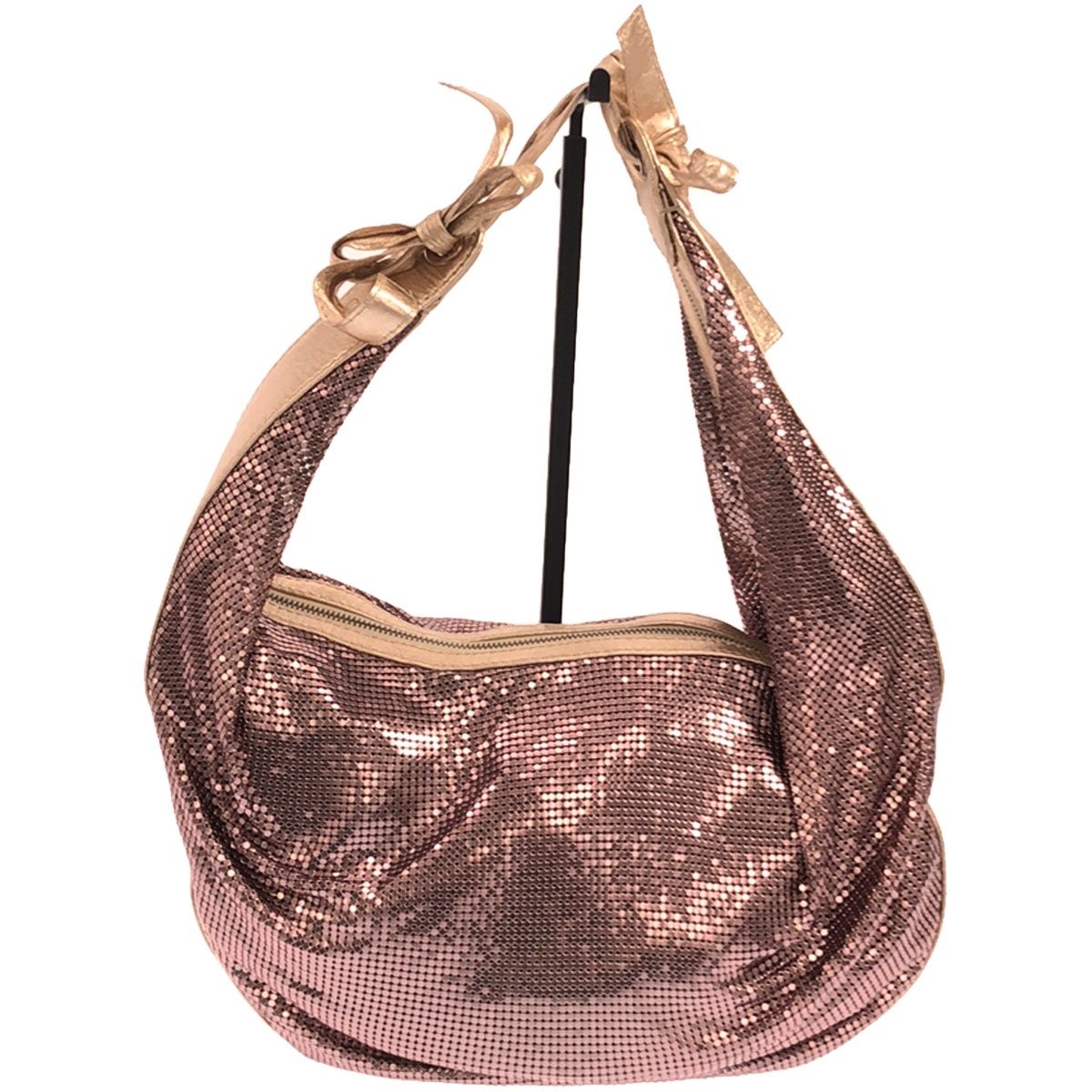 Chloe クロエ メタリックワンショルダーバッグ ピンク - メルカリ