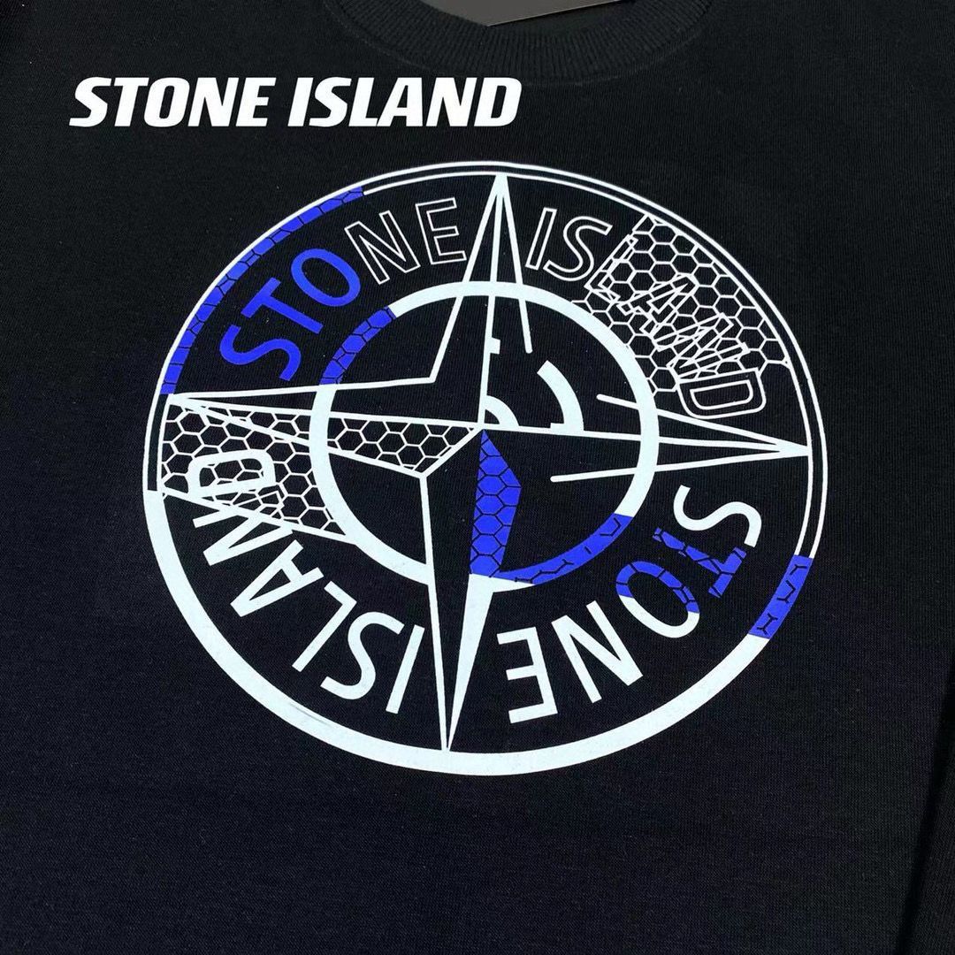 STONE ISLANDストーンアイランドパッチワークカップルスウェット