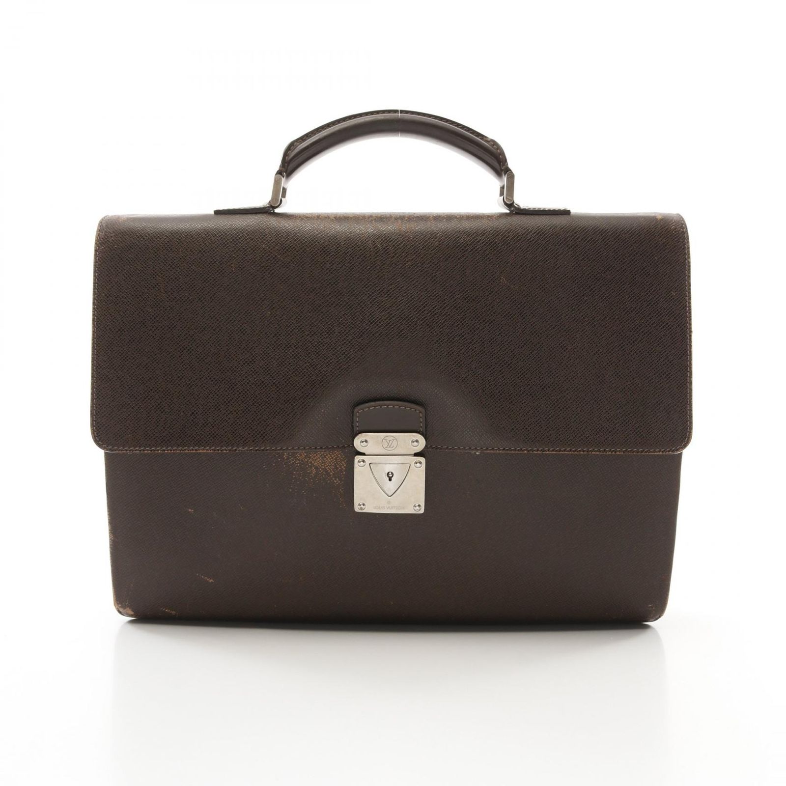 ルイ ヴィトン LOUIS VUITTON ブリーフケース ロブスト1 グリズリ タイガ M31058 ブラウン レザー ロブスト1 グリズリ メンズ Used B