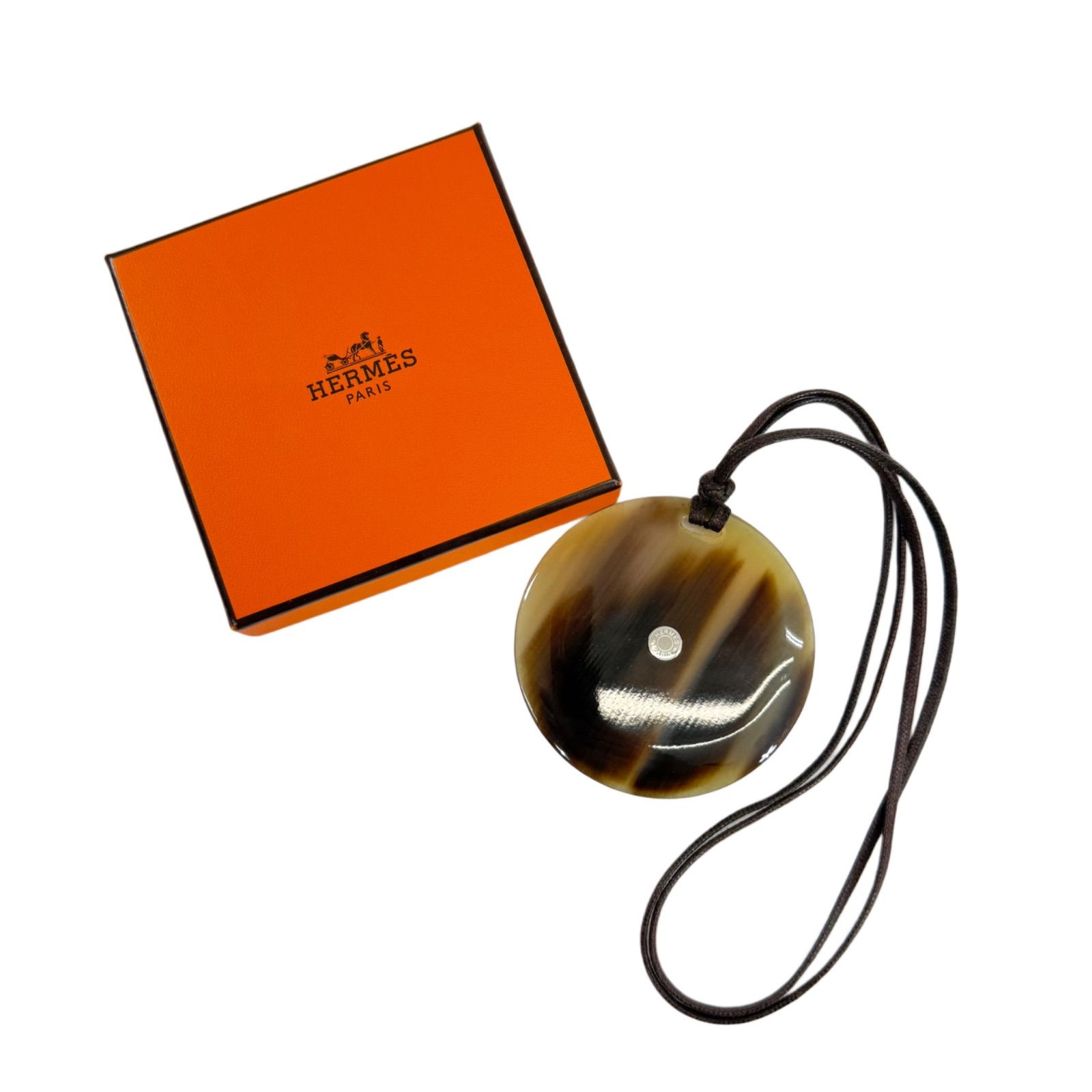 美品】 HERMES エルメス セリエ ミニマル バッファローホーン 水牛 