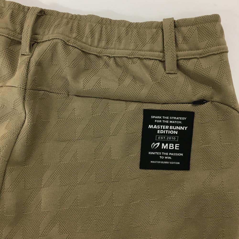 超美品】マスターバニー パンツ ベージュ 千鳥格子織生地 ジョガー