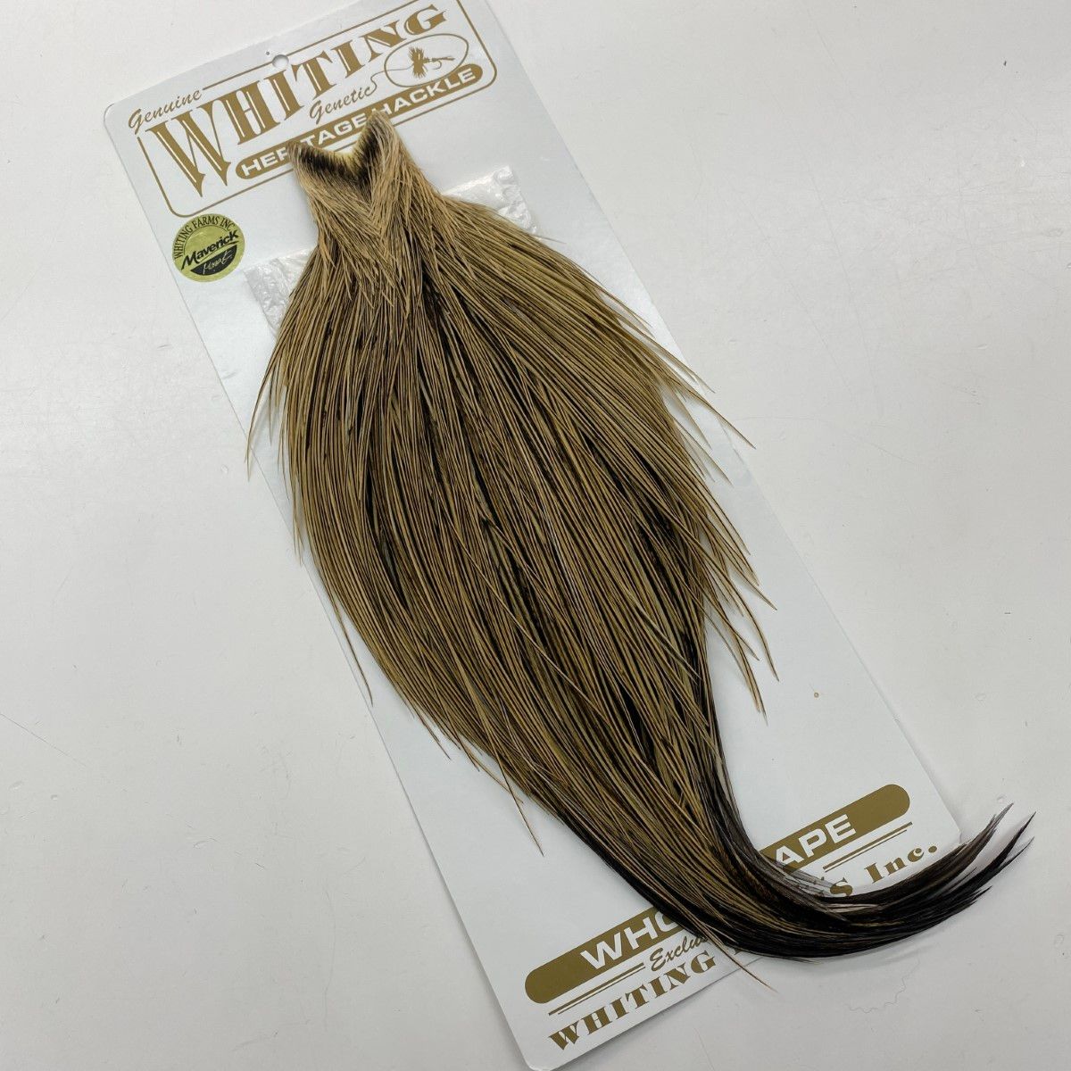§§WHITING ヘリテージ ハックル ケープ ドライフライケープ