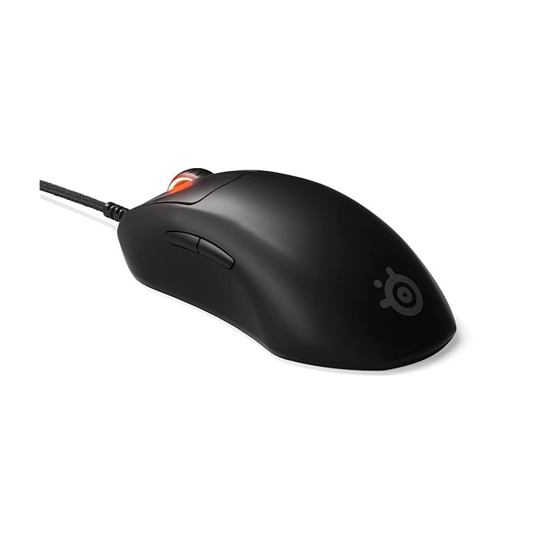 SteelSeries ゲーミングマウス 有線 軽量 高速反応 エルゴノミクスデザイン カスタマイズ機能 Prestige OMスイッチ SuperMeshケーブル Prime