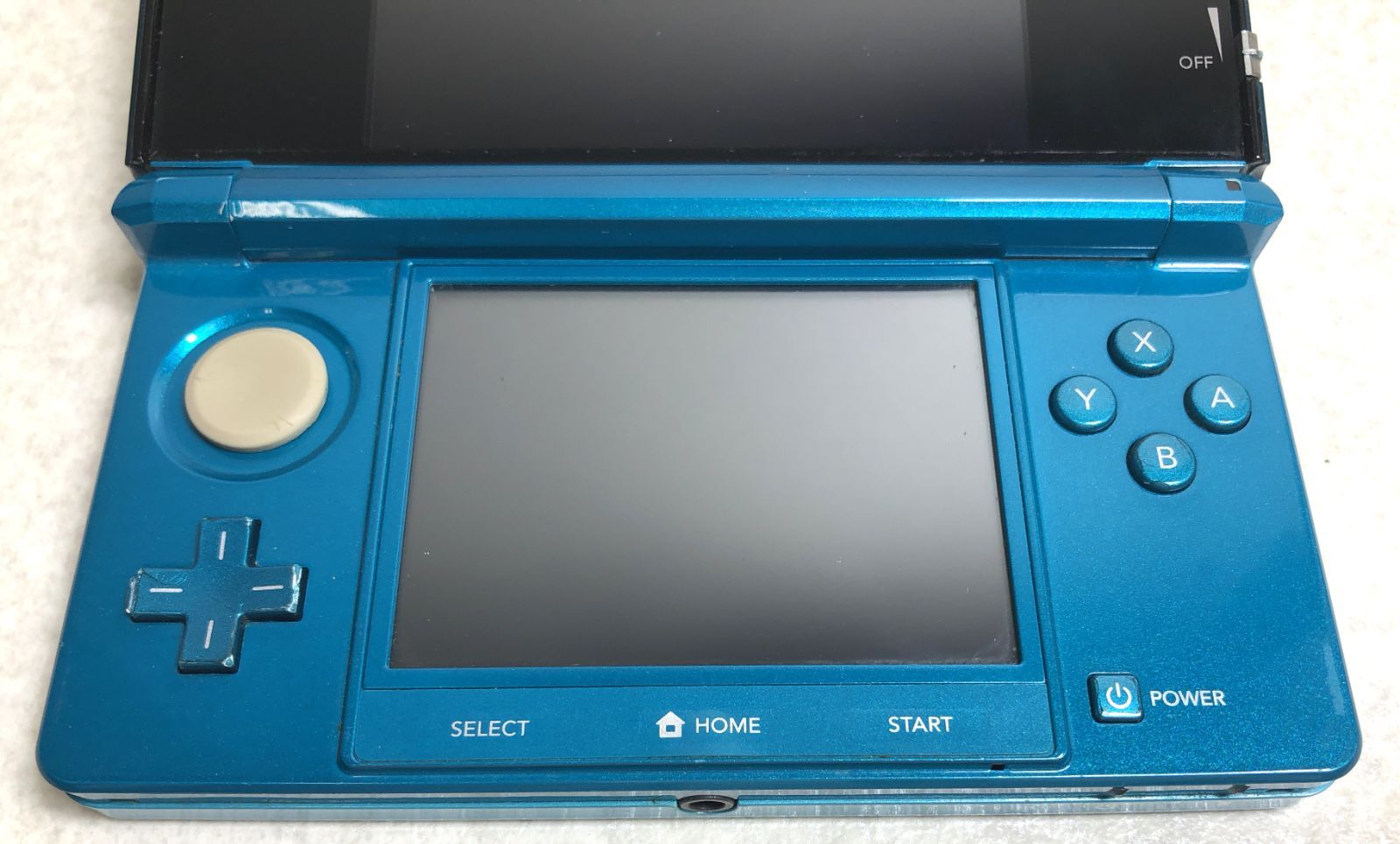 DH1040】ジャンク ニンテンドー 3DS 本体 アクアブルー CTR-001