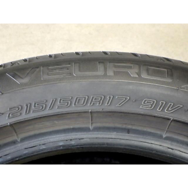 H380 K1408205 ◆ 製造 約8部山◆DUNLOP VEURO VE304◆215 50R17◆2本 FFCRYSTALESIA_COM