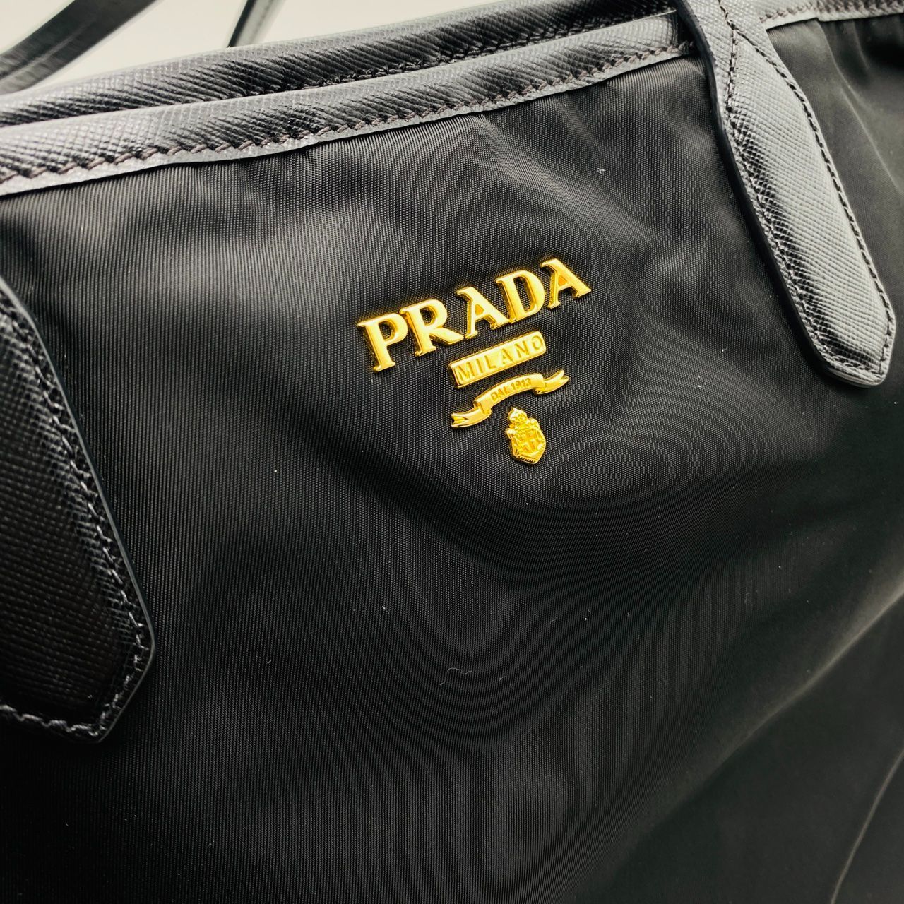 PRADA プラダ ナイロン サフィアーノ トートバッグ ハンドバッグ NERO ブラック BR4001