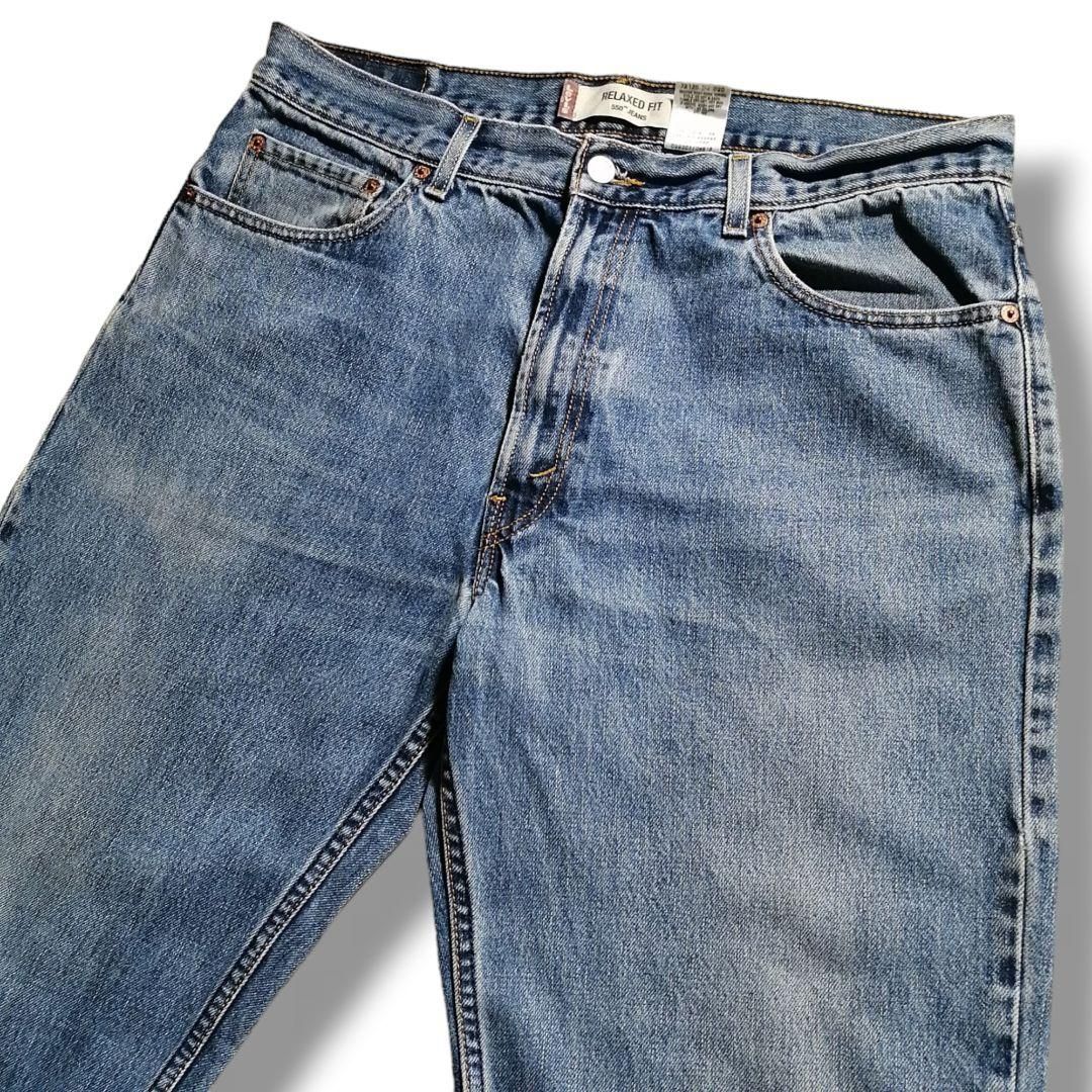00s リーバイス550 Levis ブルーデニムパンツ リラックス