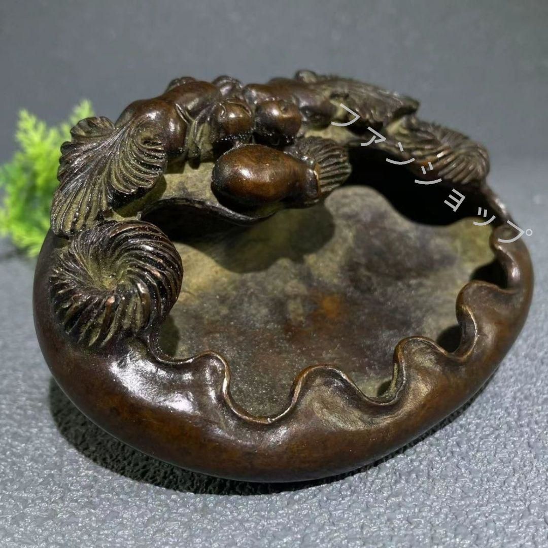 銅制  双魚戯蓮筆洗 文房四宝 書道具 装飾品  工芸品  置物 銅制 双魚戯蓮筆洗 文房四宝 書道具 装飾品 工芸品 置物 - メルカリ