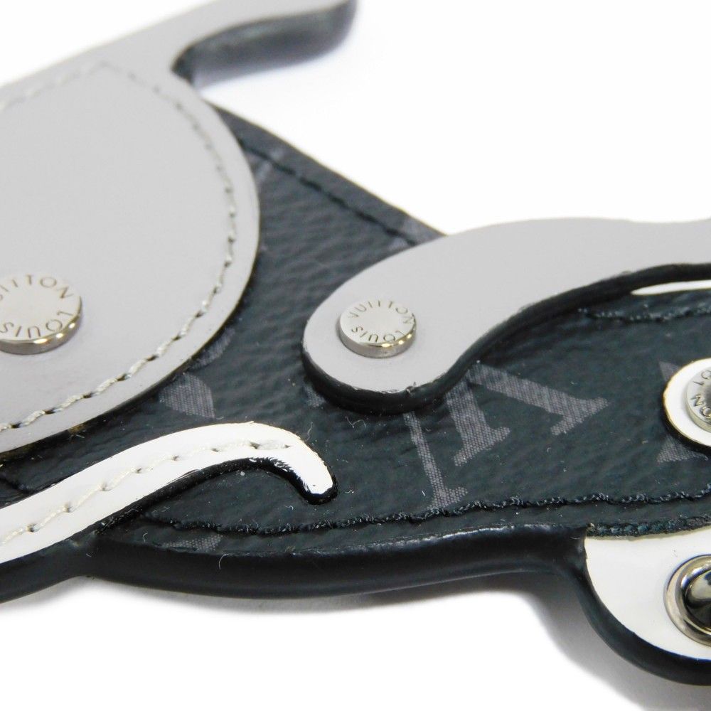 美品 ルイヴィトン キーリング モノグラム エクリプス ラット ネズミ