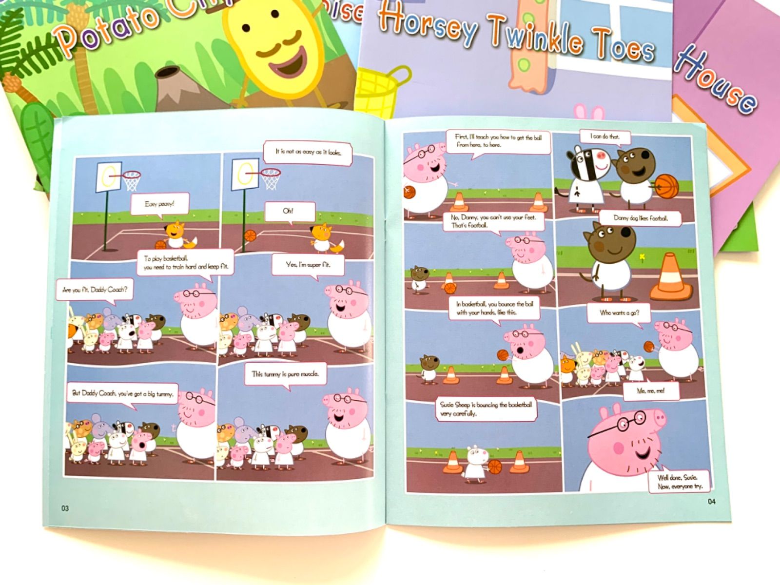 peppa pig ペッパピッグ漫画版シリーズ4全冊音源付 動画付 新品 - 育児