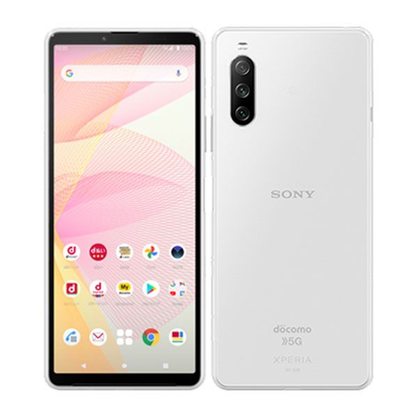 中古】 SO-52B Xperia 10 III ホワイト SIMフリー 本体 ドコモ ほぼ ...