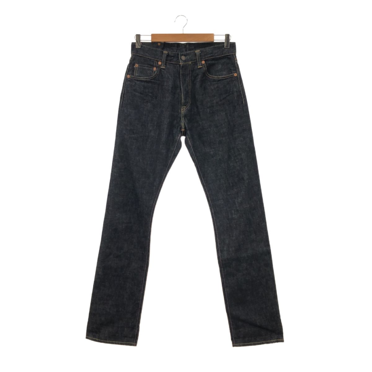 【美品/濃紺】桃太郎ジーンズ 銅丹特濃スリムテーラードデニム w30 桃太郎ジーンズ 銅丹特濃スリムテーパード（ZIPモデル