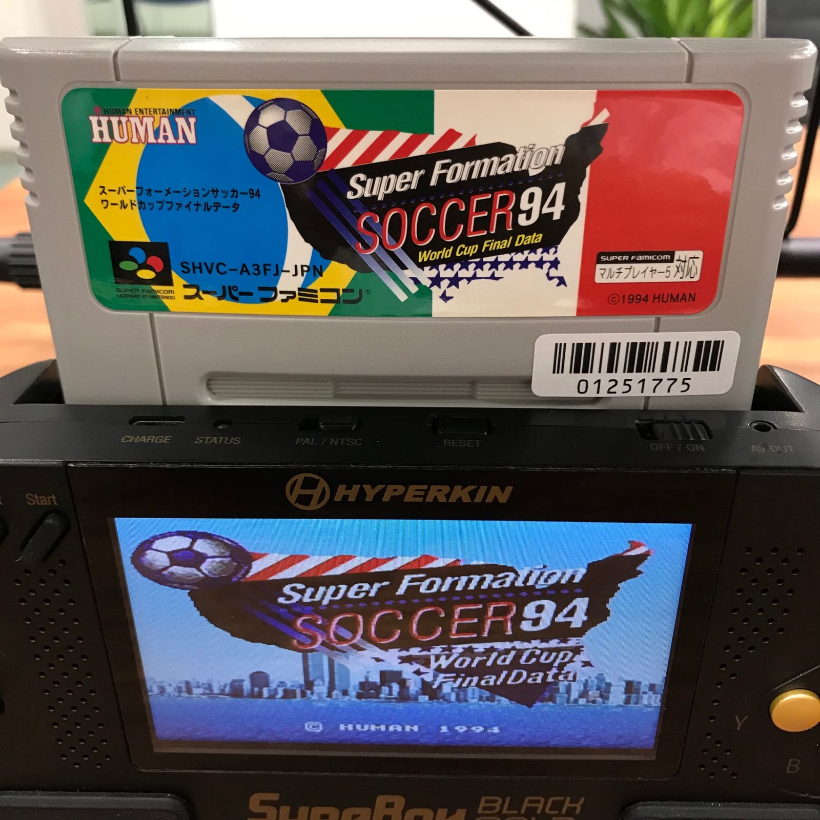 動作確認済】スーパーフォーメーションサッカー'94 ワールド