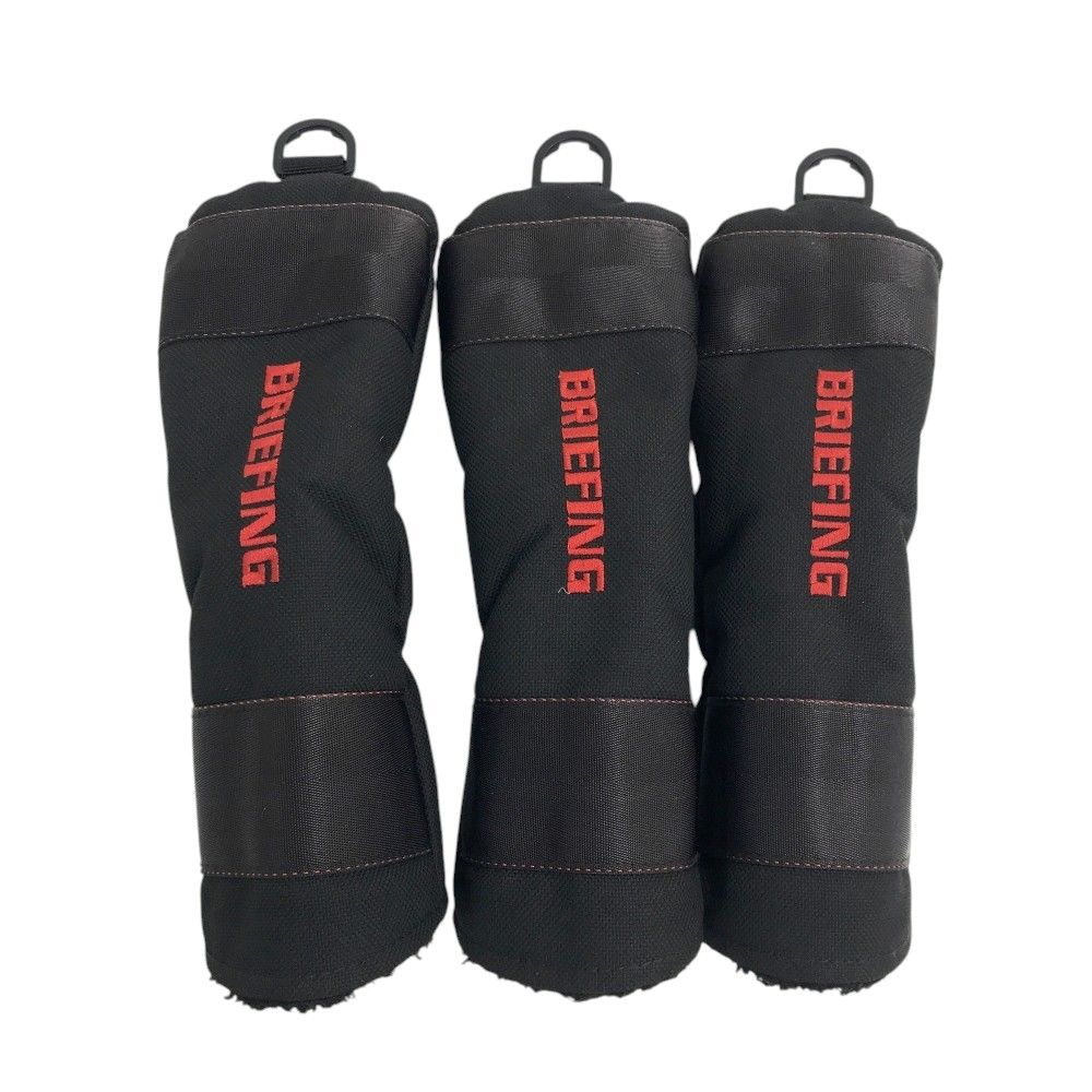 BRIEFING GOLF ブリーフィング ヘッドカバー3点セット ブラック系 UT 241003000432 ゴルフウェア ストスト