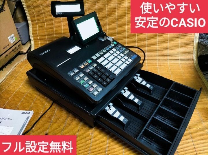 カシオ レジスター TE-2700 フル設定込み PC連携 67389 - メルカリ