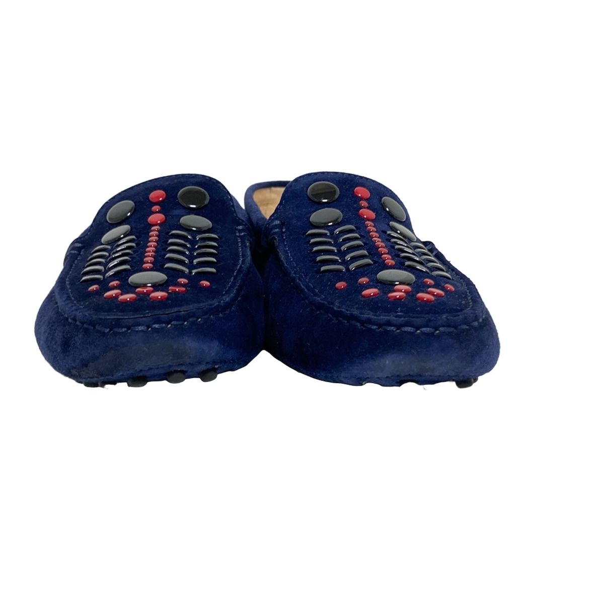 TOD S トッズ ドライビングシューズ 35 1|2 レディース - ダークネイビー×黒×レッド KIN-KAAI_COM