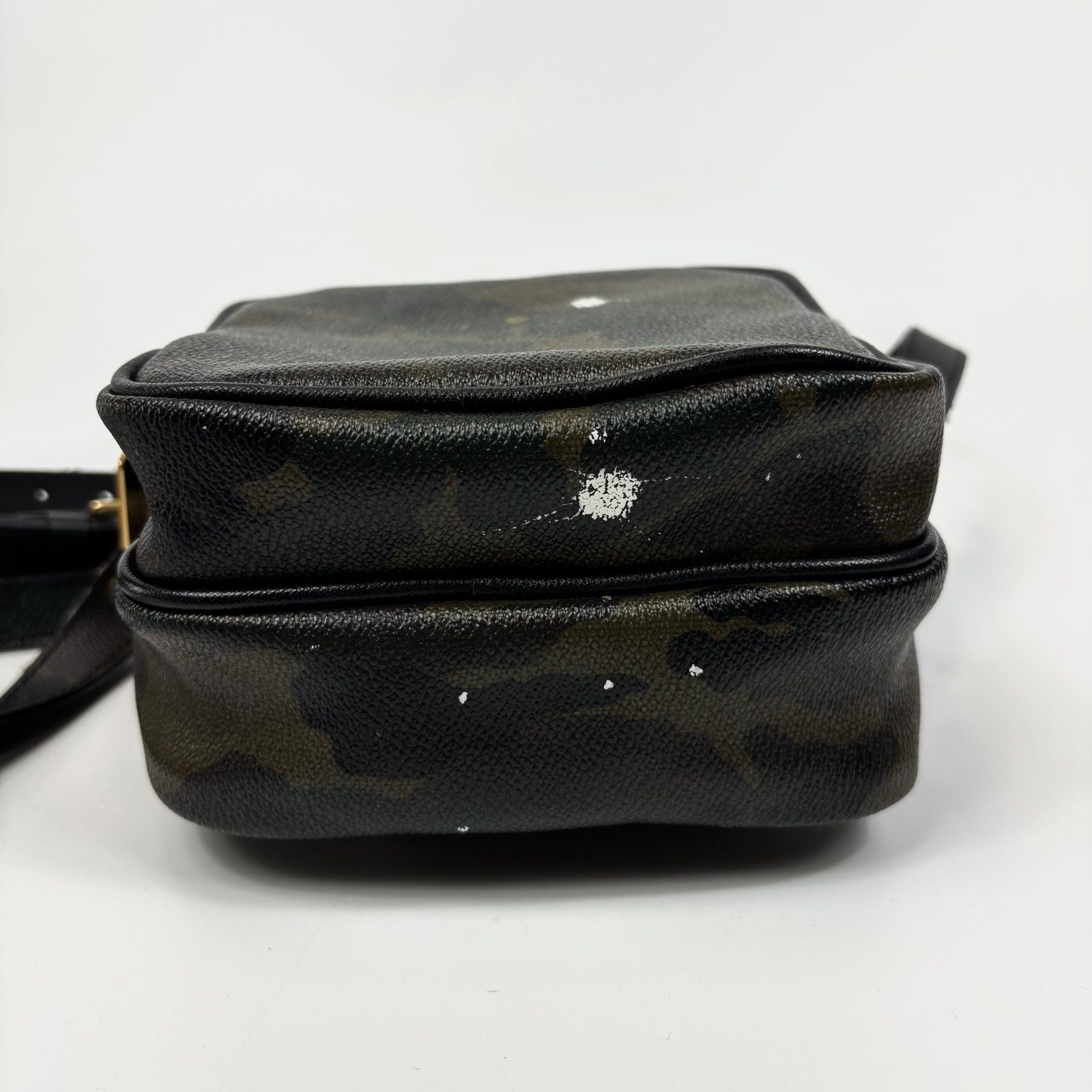 人気 ブラックカモ柄 クロスボディバッグ ショルダーバッグ コーチ