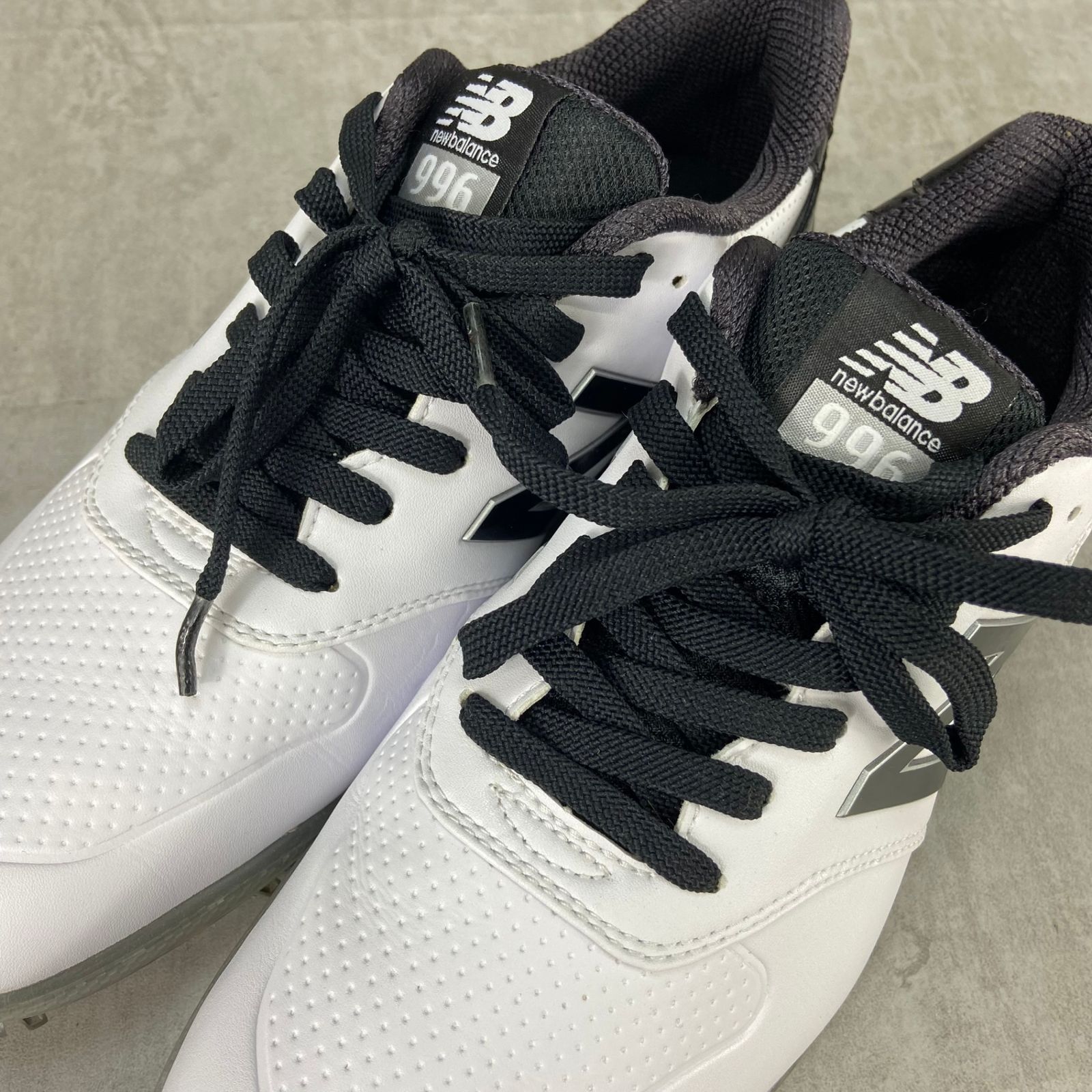 衝撃特価 New Balance 27cm ゴルフシューズ 996 MG996WB ニューバランス シューズ(男性用)