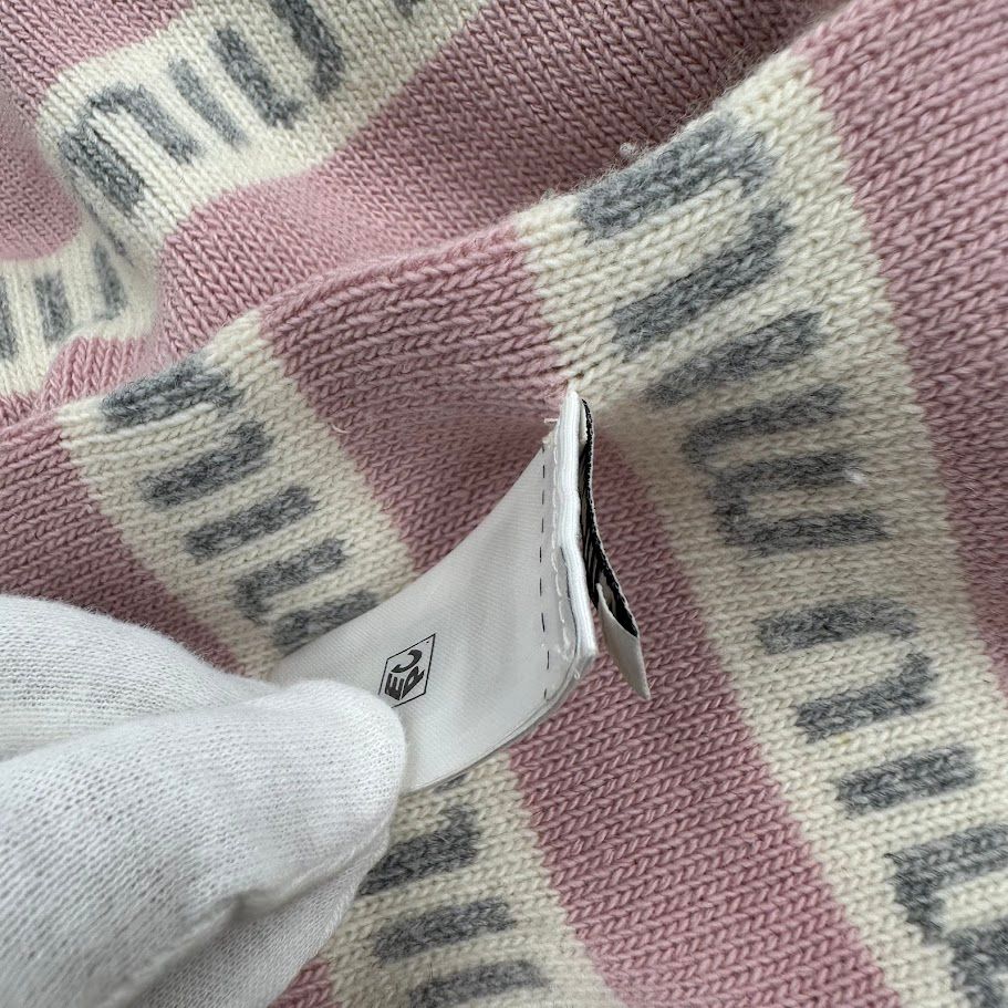 MIUMIU ミュウミュウ マフラー ピンク - メルカリ