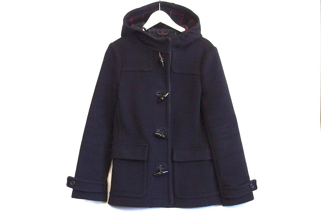 218559】PRADA プラダ ウール ショート丈 ダッフルコート ＊汚れ