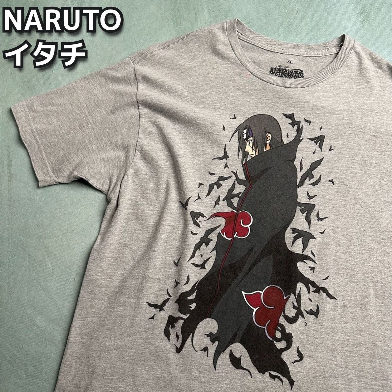 NARUTO ナルト イタチ アニメTシャツ グレー - メルカリ NARUTO ナルト イタチ アニメTシャツ グレー - メルカリ