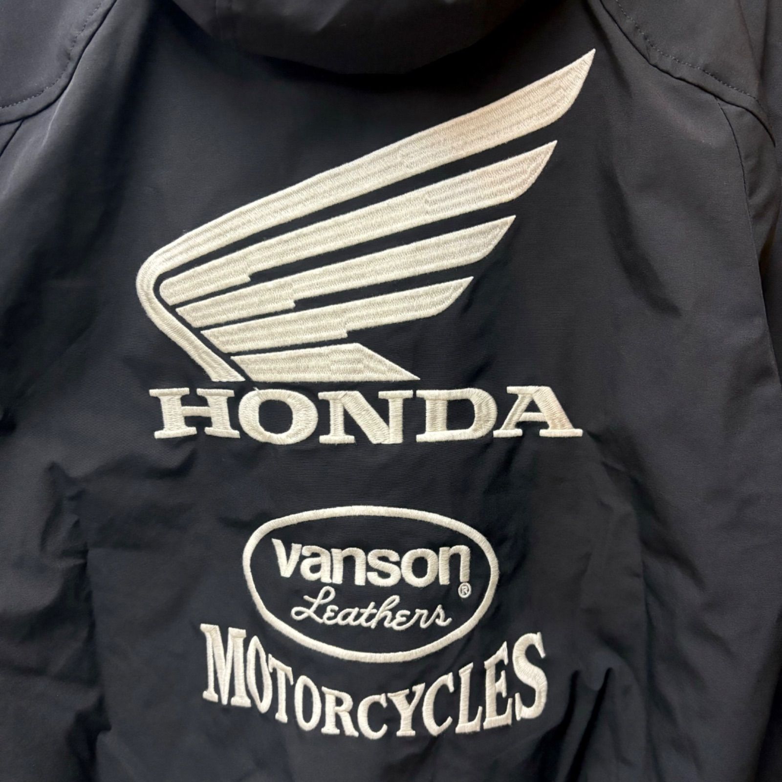 VANSON×HONDAコラボ】三層ストレッチパーカー バンソン コラボ ホンダ
