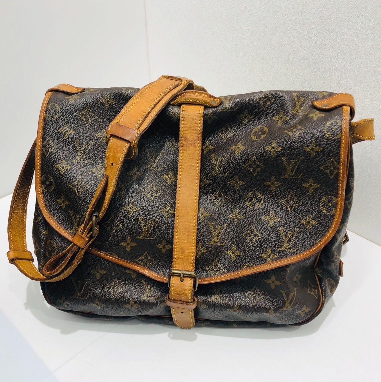 ☆ルイヴィトン LOUIS VUITTON ソミュール35 モノグラム M42254 