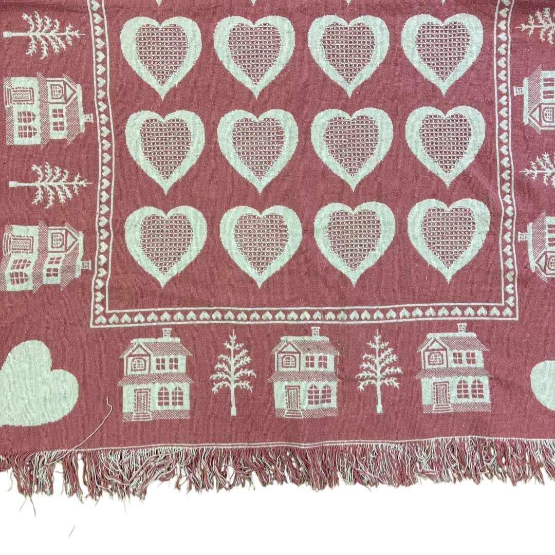 vintageラグ カーペット トップ ハート カントリー ハウス 1785